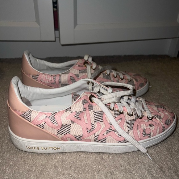 Louis Vuitton front row tahitienne bora bora Damier azur sneakers - Picture 4 of 5